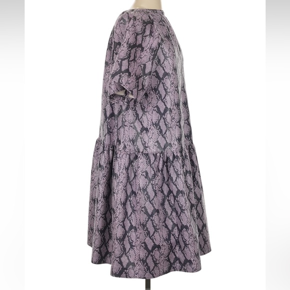 NWT Stand Studio Gray Snake Print casual Dress size EU (36-38) US size 4-6 - Picture 3 of 5